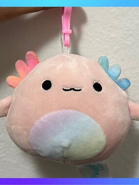 Squishmallows Axolotl Clip On New with Tags